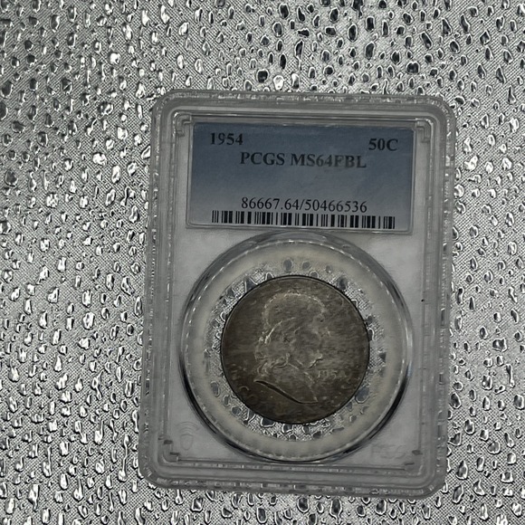 Pcgs Benjamin Franklin Half Dollar Ms 64 FblSliver Coin 50c Philadelphia